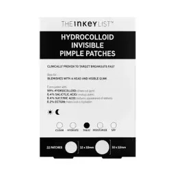 The INKEY List Hydrocolloid Invisible Pimple Patches 22 Patches